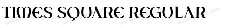 Times Square Regular字体转换